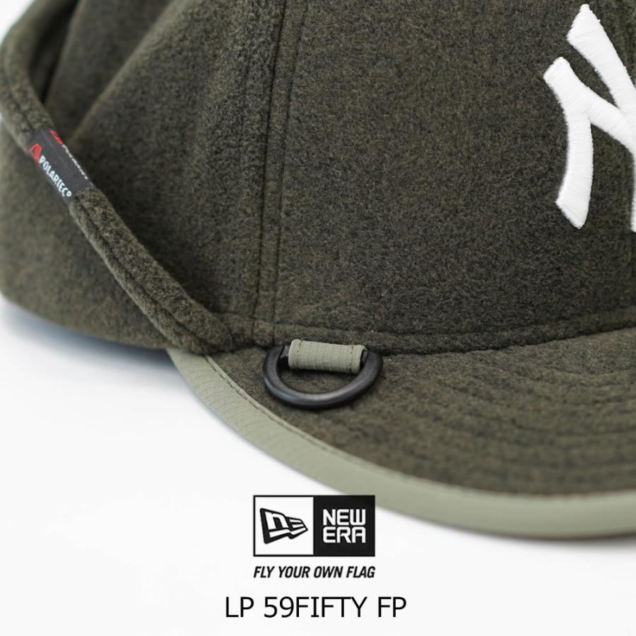 ニューエラ キャップ LP 59FIFTY FP ニューヨーク・ヤンキース フリップ ダウン アウトドア 吉田兄弟 フリース イヤーフラップ 防寒 帽子 釣り フィッシング | NEW ERA | 08