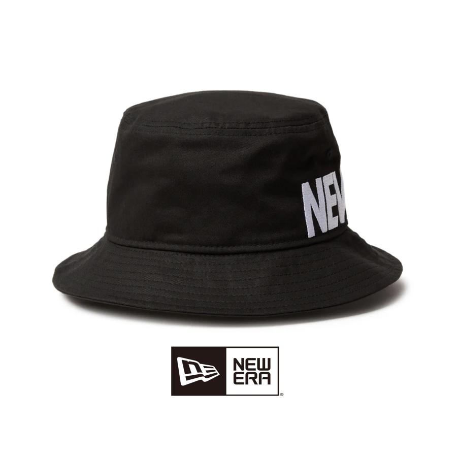 ニューエラ バケットハット バケット01 Essential ワードマークロゴ ブラック new era 14388522 | NEW ERA | 03