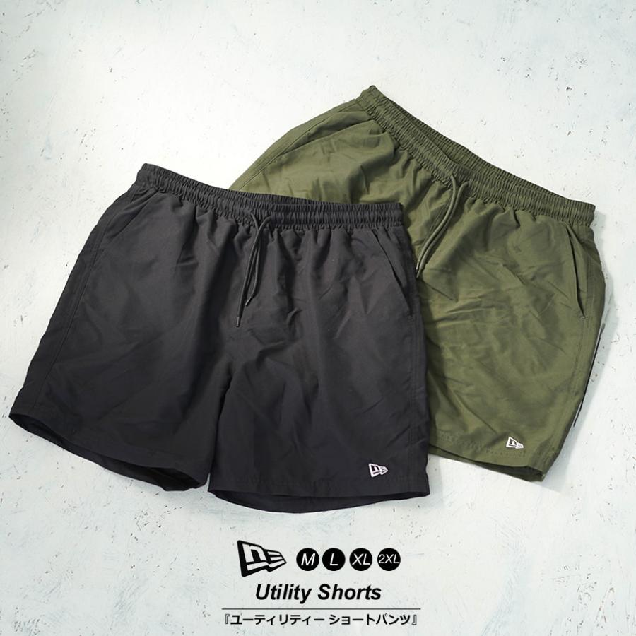 ニューエラ ユーティリティー ショートパンツ ハーフパンツ メンズ ひざ上 new era 海パン スイムパンツ 水陸両用 | NEW ERA