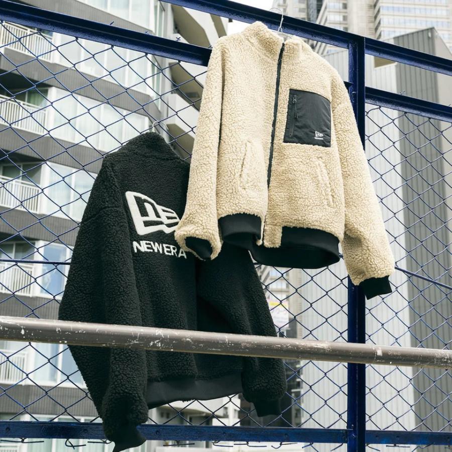 ニューエラ ボアブルゾン メンズ アウター NEW ERA Boa Blouson ブラック 13755453 | NEW ERA | 02