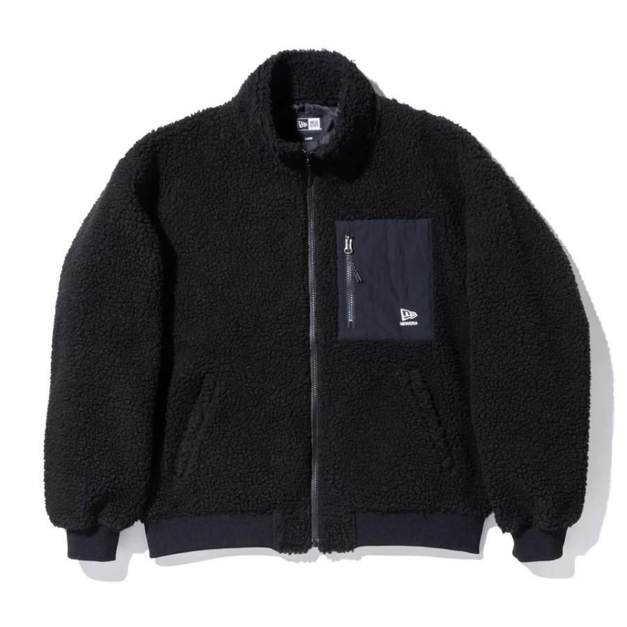 ニューエラ ボアブルゾン メンズ アウター NEW ERA Boa Blouson ブラック 13755453 | NEW ERA | 05