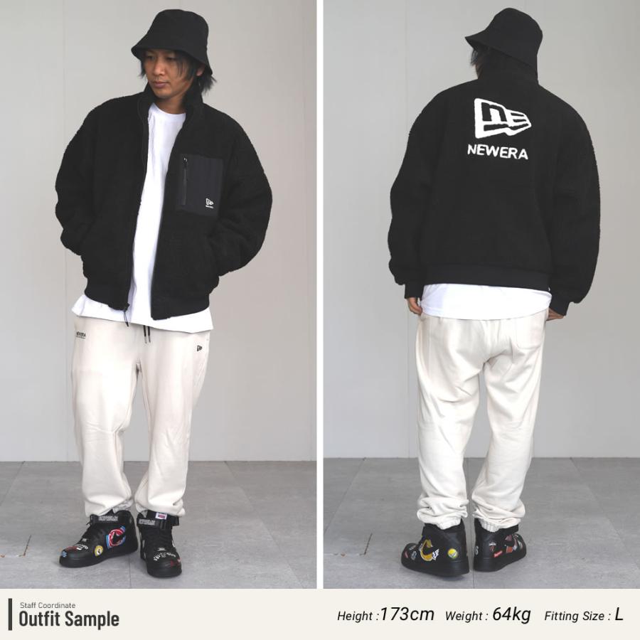 ニューエラ ボアブルゾン メンズ アウター NEW ERA Boa Blouson ブラック 13755453 | NEW ERA | 07
