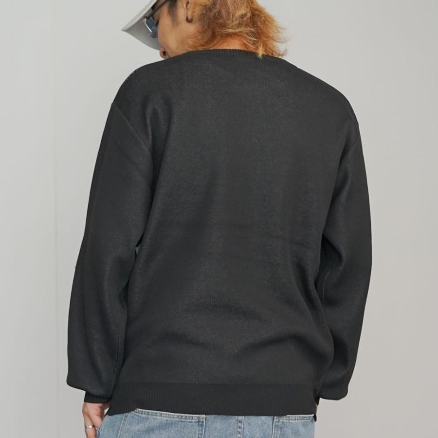 NEW ERA ニューエラ ゴルフ ニットセーター フラッグロゴ メンズ