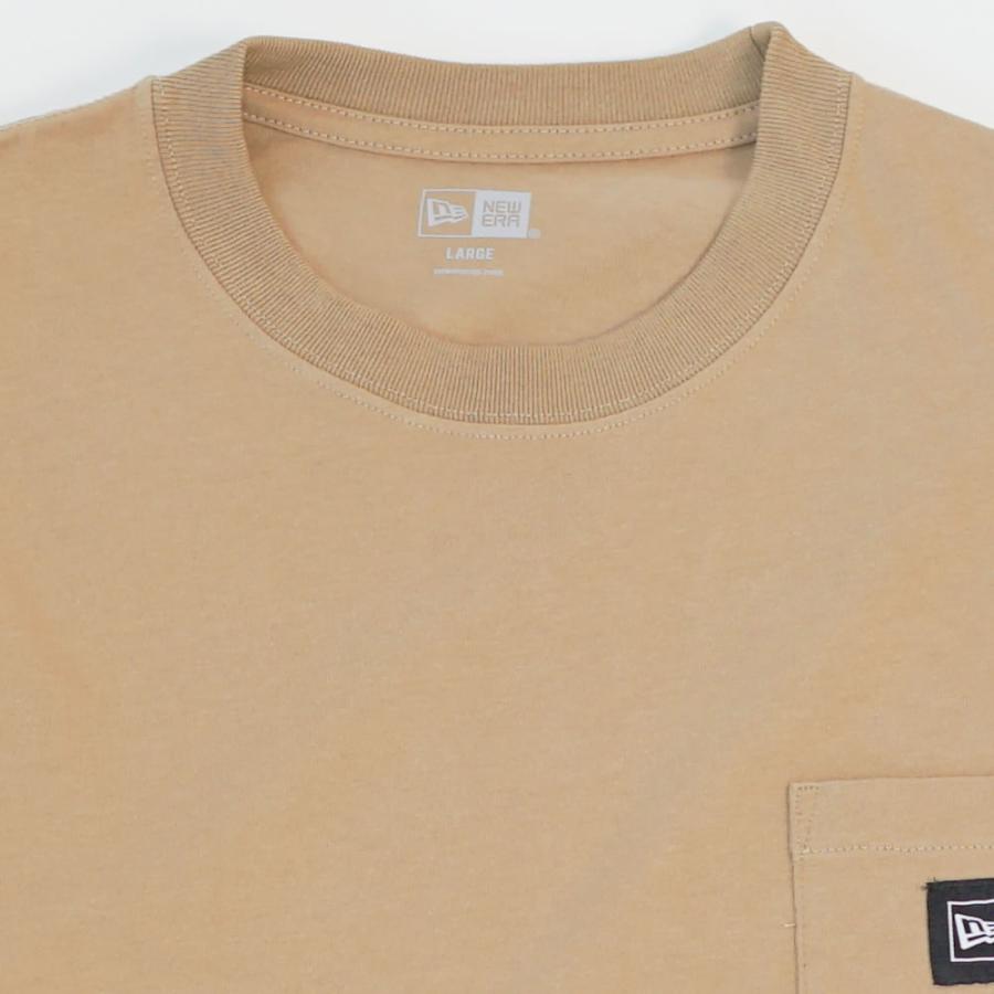 ニューエラ ロンT 長袖Tシャツ メンズ レディース NEW ERA 長袖コットンポケットTシャツ Box Logo ボックスロゴ カーキ レギュラーフィット | NEW ERA | 10