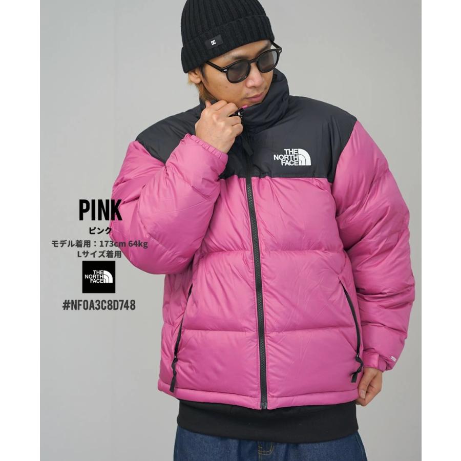 ノースフェイス ヌプシ ダウンジャケット メンズ アウター 700FP 日本未発売 USA企画 THE NORTH FACE 1996 Retro Nuptse Jacket ピンク｜deep｜03