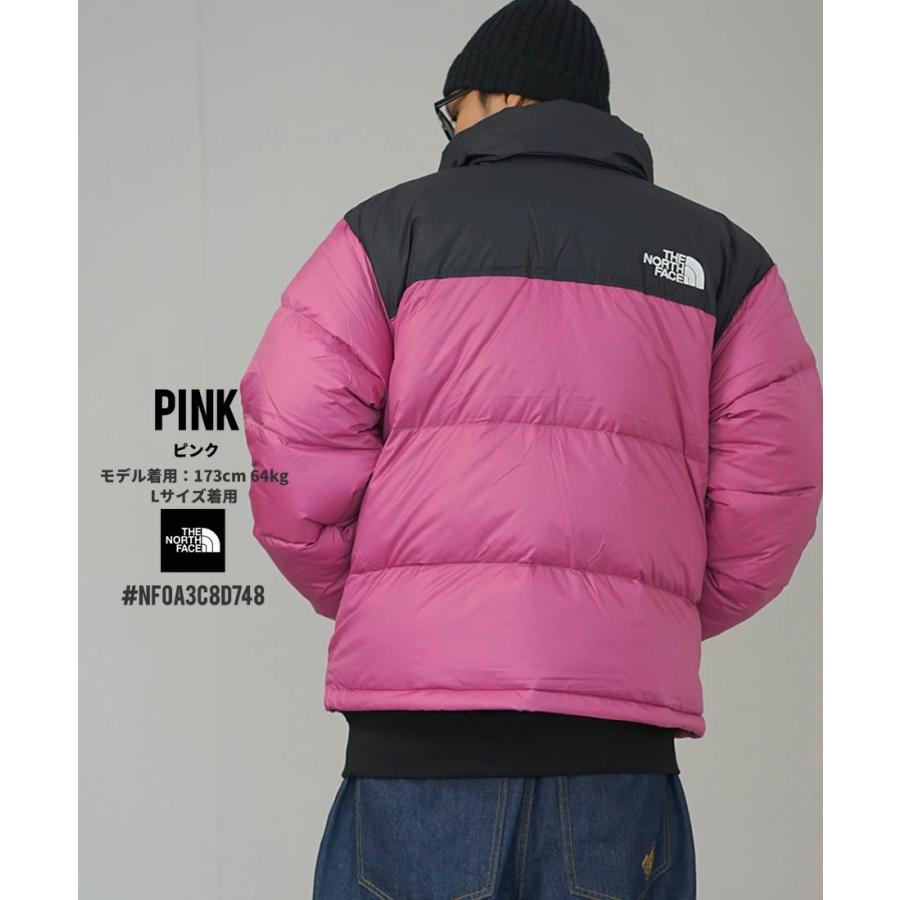 ノースフェイス ヌプシ ダウンジャケット メンズ アウター 700FP 日本未発売 USA企画 THE NORTH FACE 1996 Retro Nuptse Jacket ピンク｜deep｜04