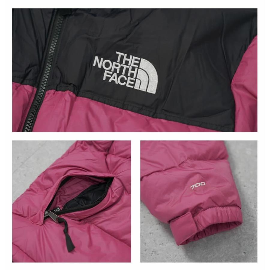 ノースフェイス ヌプシ ダウンジャケット メンズ アウター 700FP 日本未発売 USA企画 THE NORTH FACE 1996 Retro Nuptse Jacket ピンク｜deep｜10