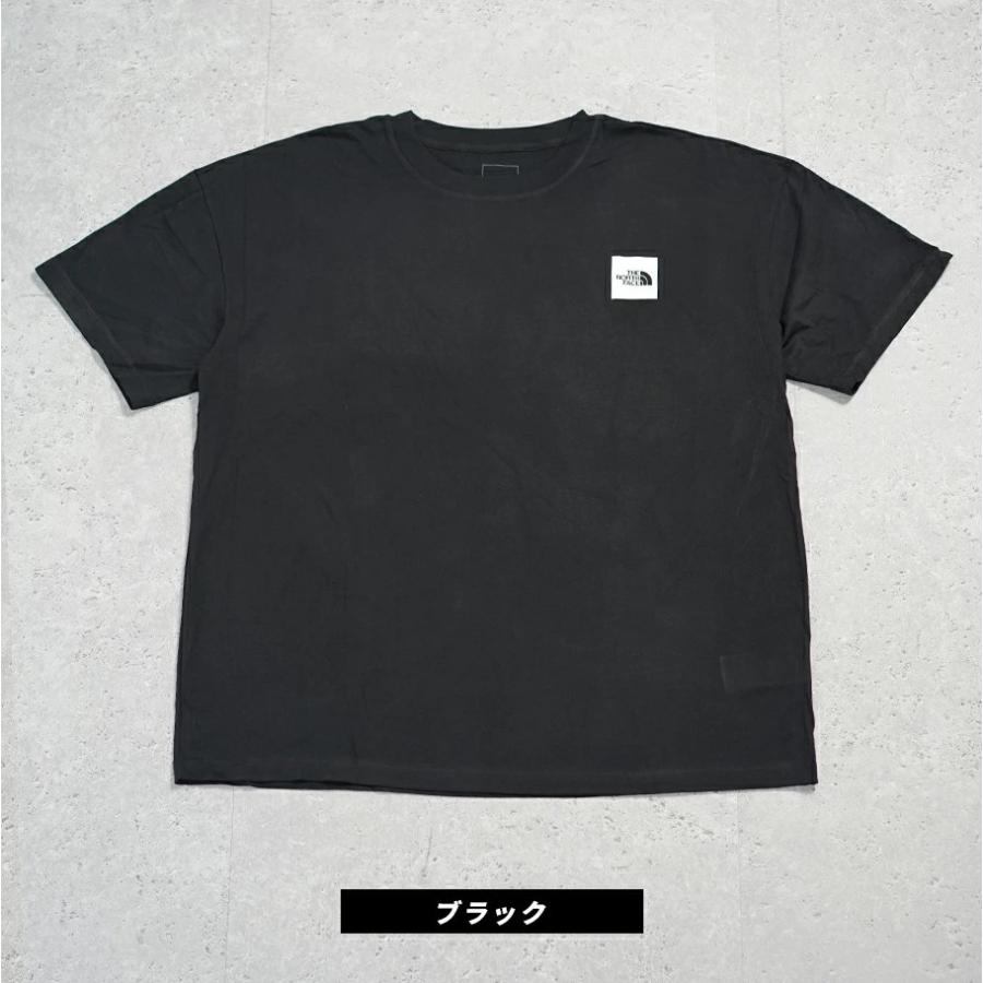 THE NORTH FACE ザ・ノースフェイス オーバーサイズ Tシャツ 半袖 メンズ レディース ボックスロゴ S/S BOX NSE DROP SHOULDER TEE ブラック｜deep｜06