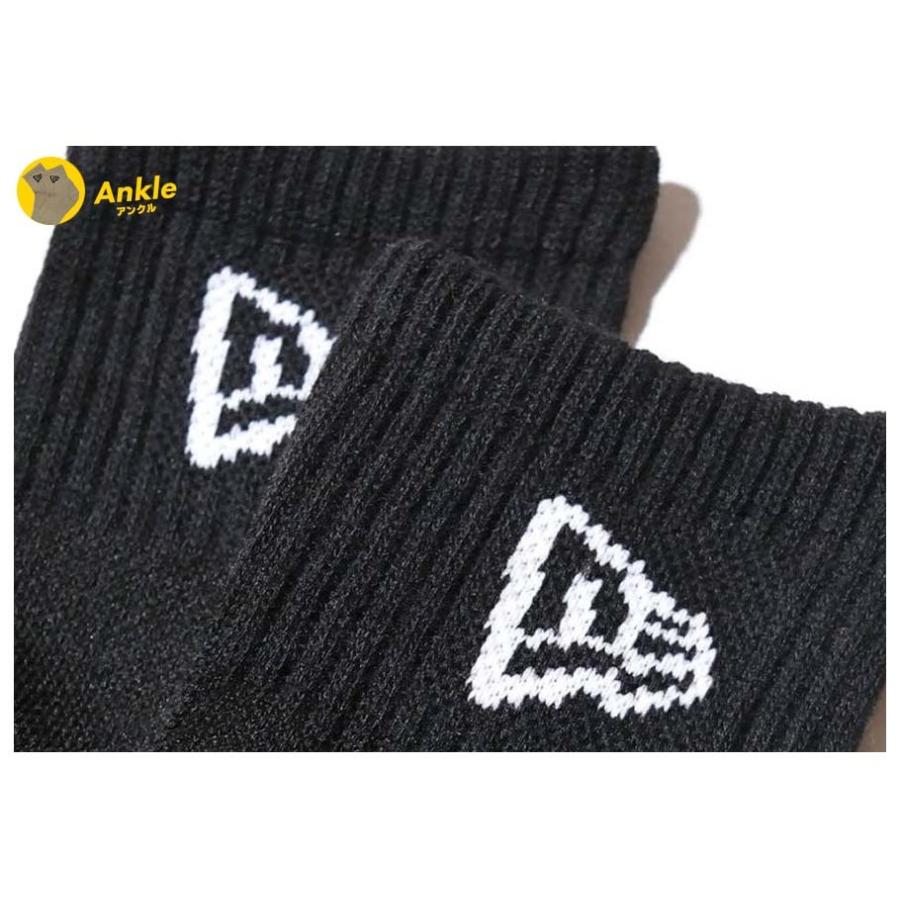 NEW ERA シロ ソックス 黒 楽天市場】靴下 ニューエラ NEWERA 3足組 クルーソックス メンズ