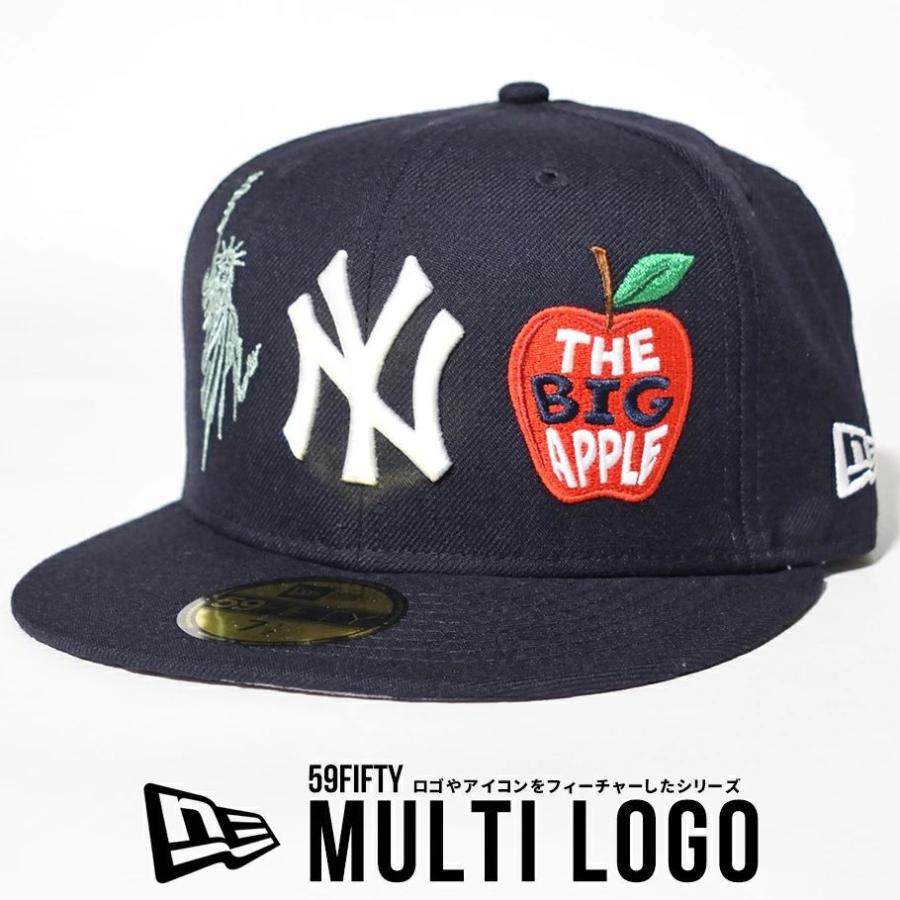 ニューエラ キャップ 帽子 メンズ New Era 59fifty ニューヨーク ヤンキース マルチロゴ ネイビー Nwct16 Deep B系 ストリートファッション 通販 Yahoo ショッピング