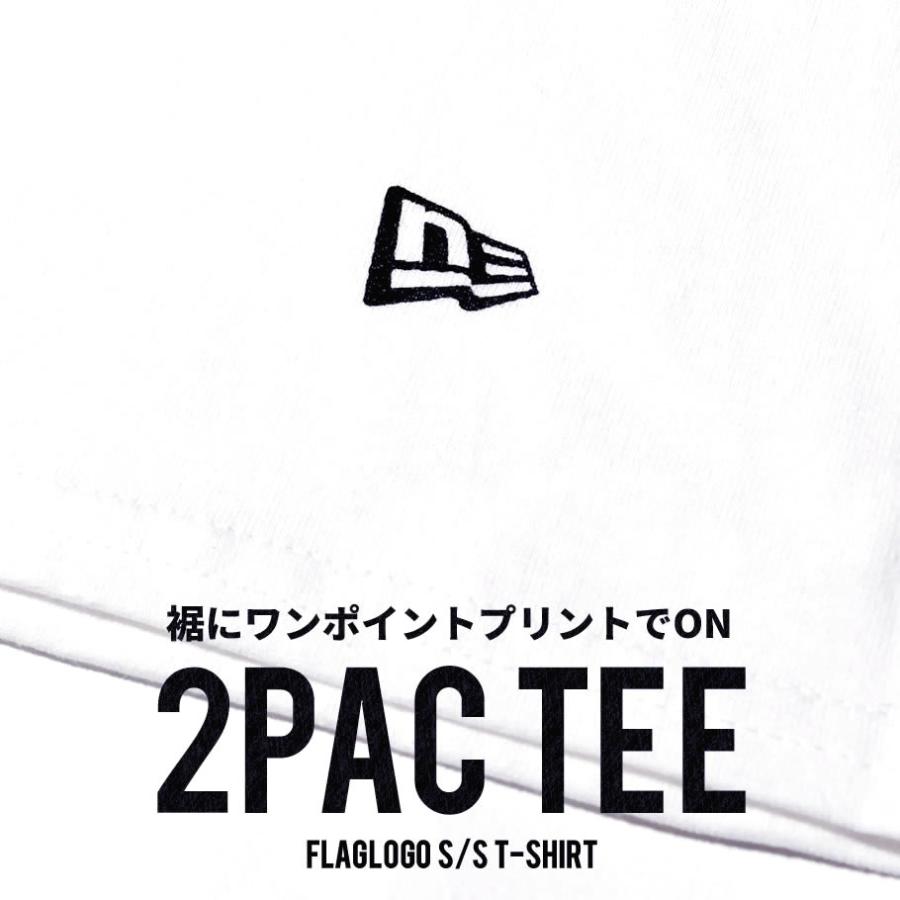 ニューエラ パックTシャツ 2枚組 メンズ レディース NEW ERA 2-Pack Tee おしゃれ ブランド ロゴ 無地 白 黒 灰 紺 | NEW ERA | 08