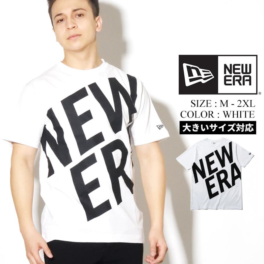 ニューエラ New Era Tシャツ メンズ 半袖 ズームアップ ニューエラロゴ