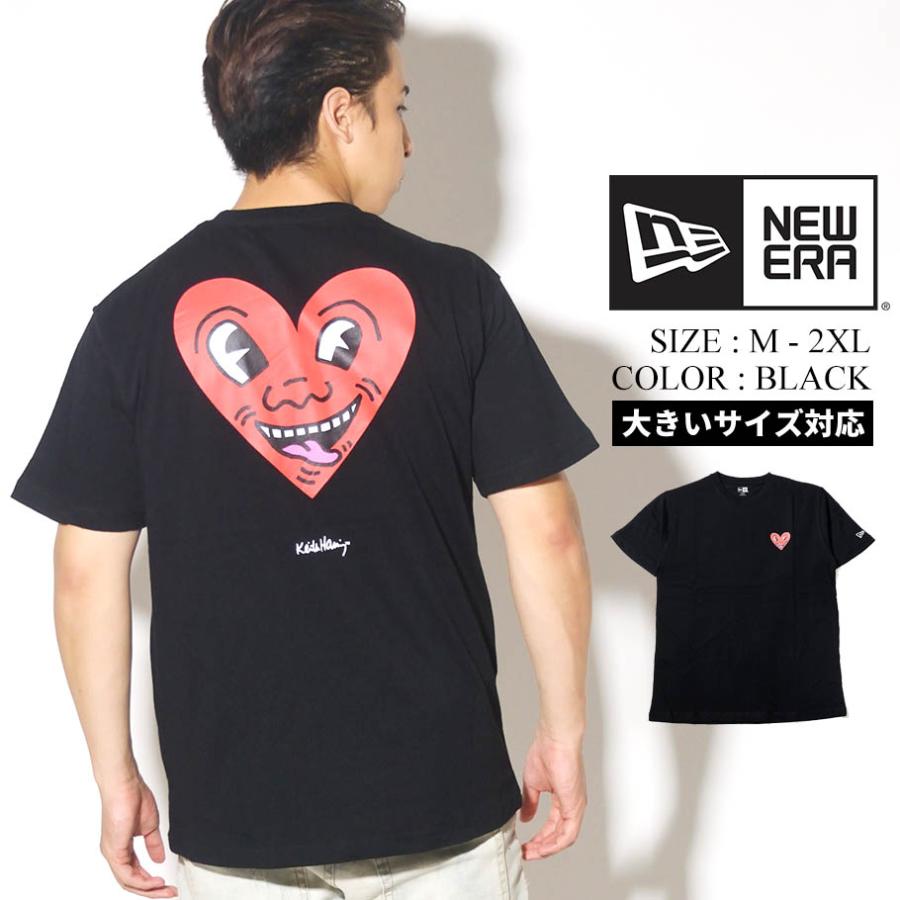 ニューエラ New Era コラボ ロンt 長袖tシャツ メンズ Keith Haring キース へリング ハート ブラック レギュラーフィット Nwtt2 Deep B系 ストリートファッション 通販 Yahoo ショッピング