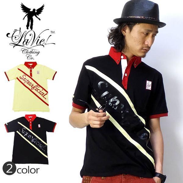 ラヴィクロージング LAVIE CLOTHING ポロシャツ メンズ 半袖 ボタンダウン SUPERFICIAL POLO LT12-043 | 