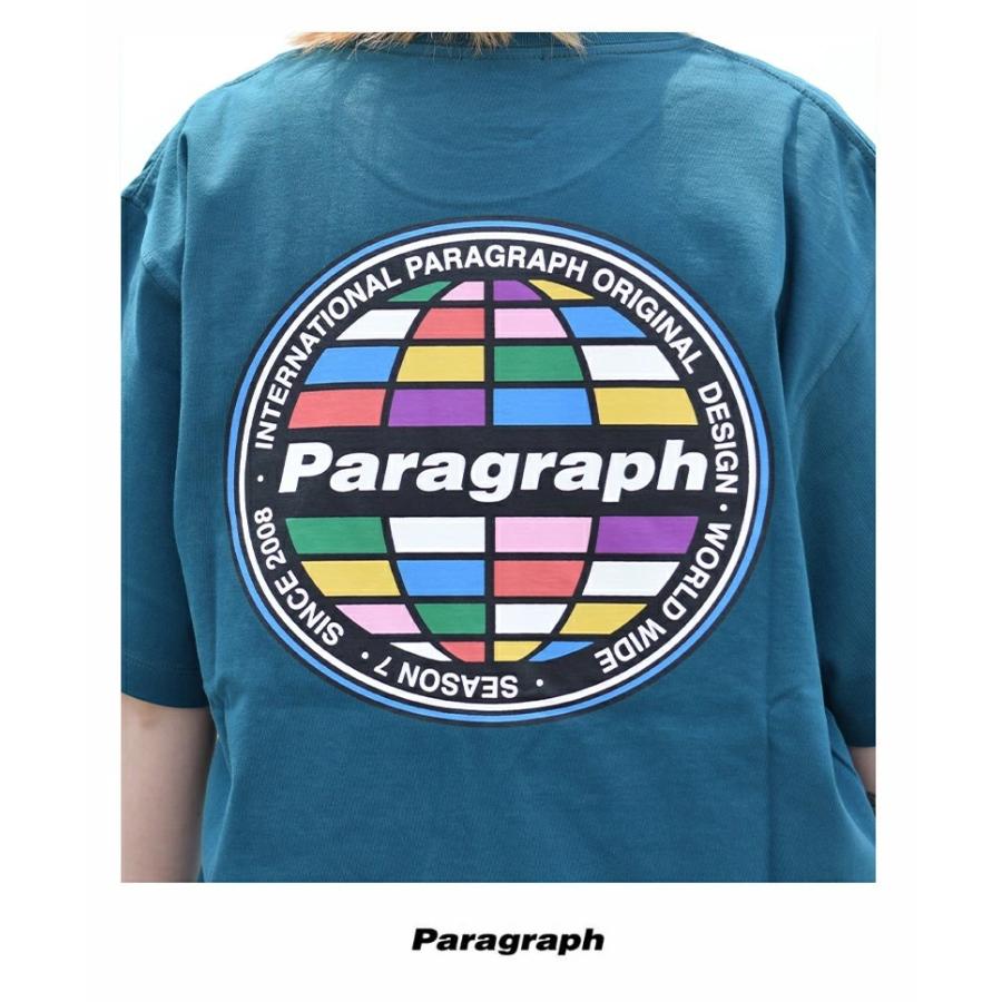 Paragraph（パラグラフ） Tシャツ メンズ レディース ロゴ バック