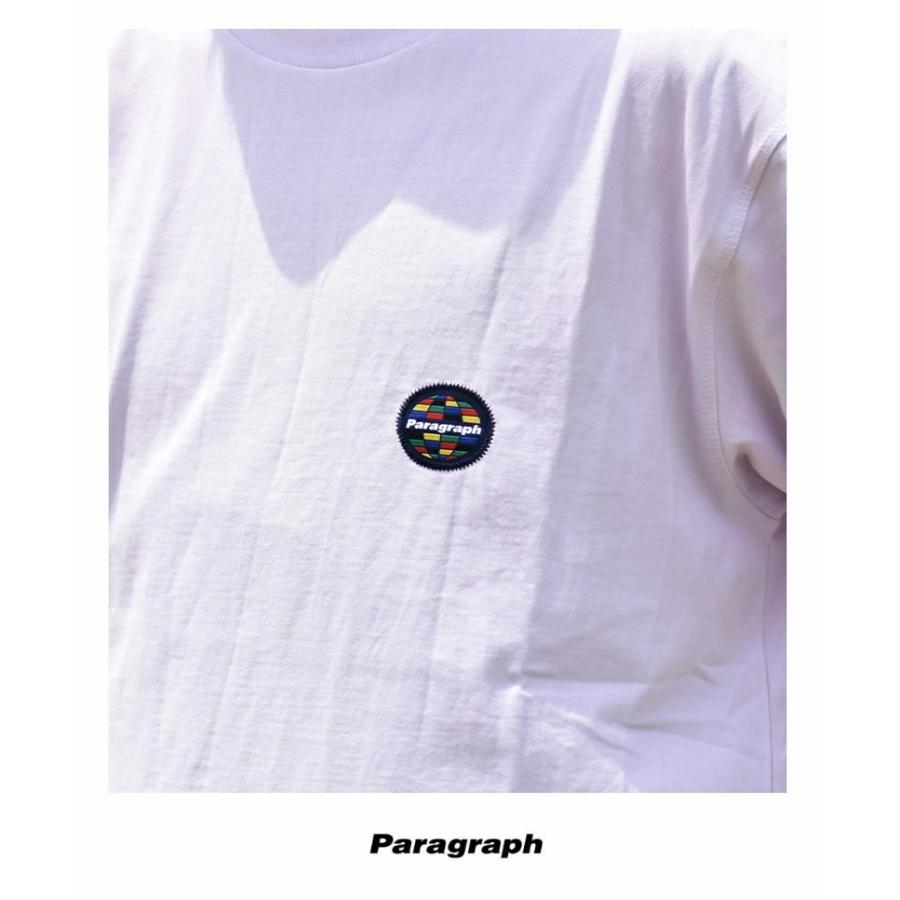 Paragraph パラグラフ Tシャツ メンズ レディース ロゴ バック