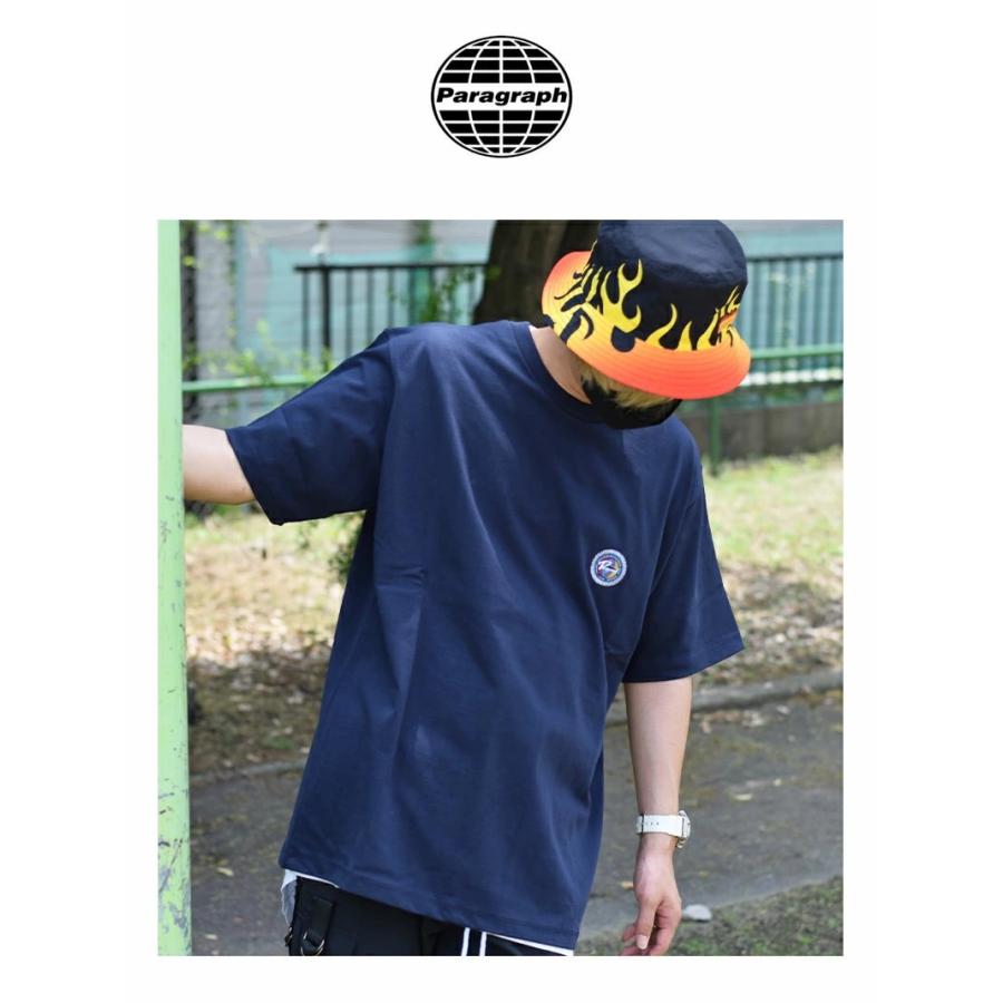 Paragraph パラグラフ Tシャツ メンズ レディース ロゴ バックプリント ブランド Paisley T-shirt No.13 ネイビー | Paragraph | 04