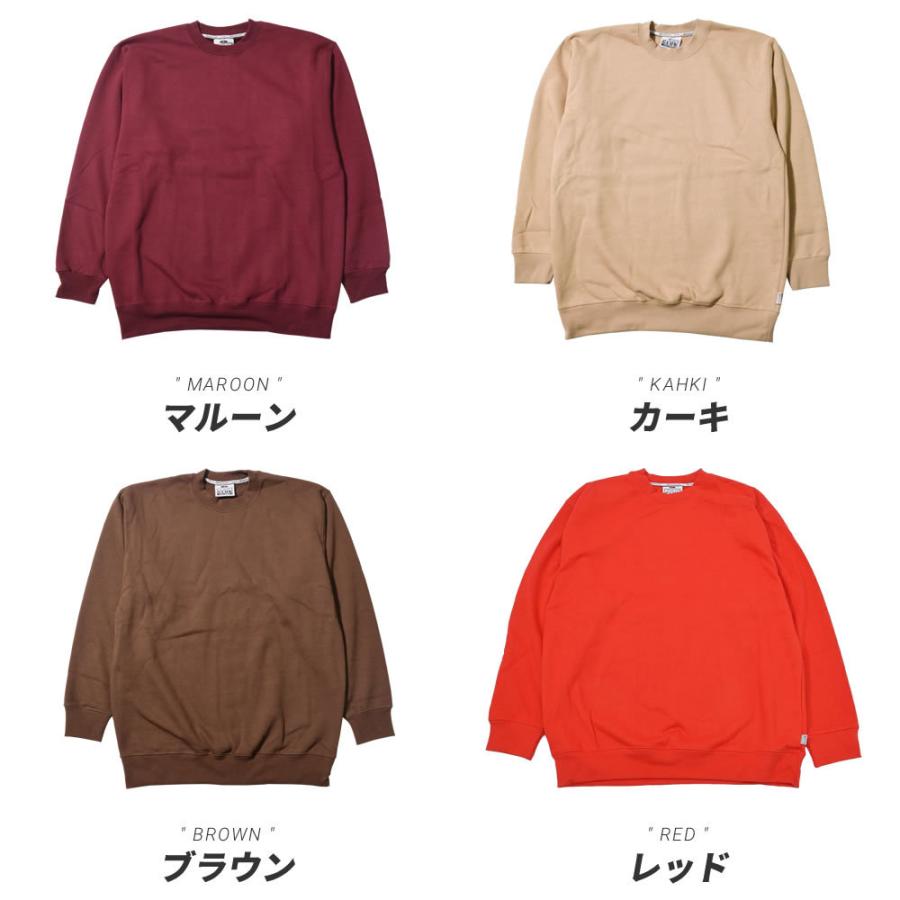 プロクラブ トレーナー スウェット ヘビーウェイト 13oz 裏起毛 厚手 クルーネック メンズ レディース 大きいサイズ 無地 シンプル USAモデル PRO CLUB #141 | PRO CLUB | 22