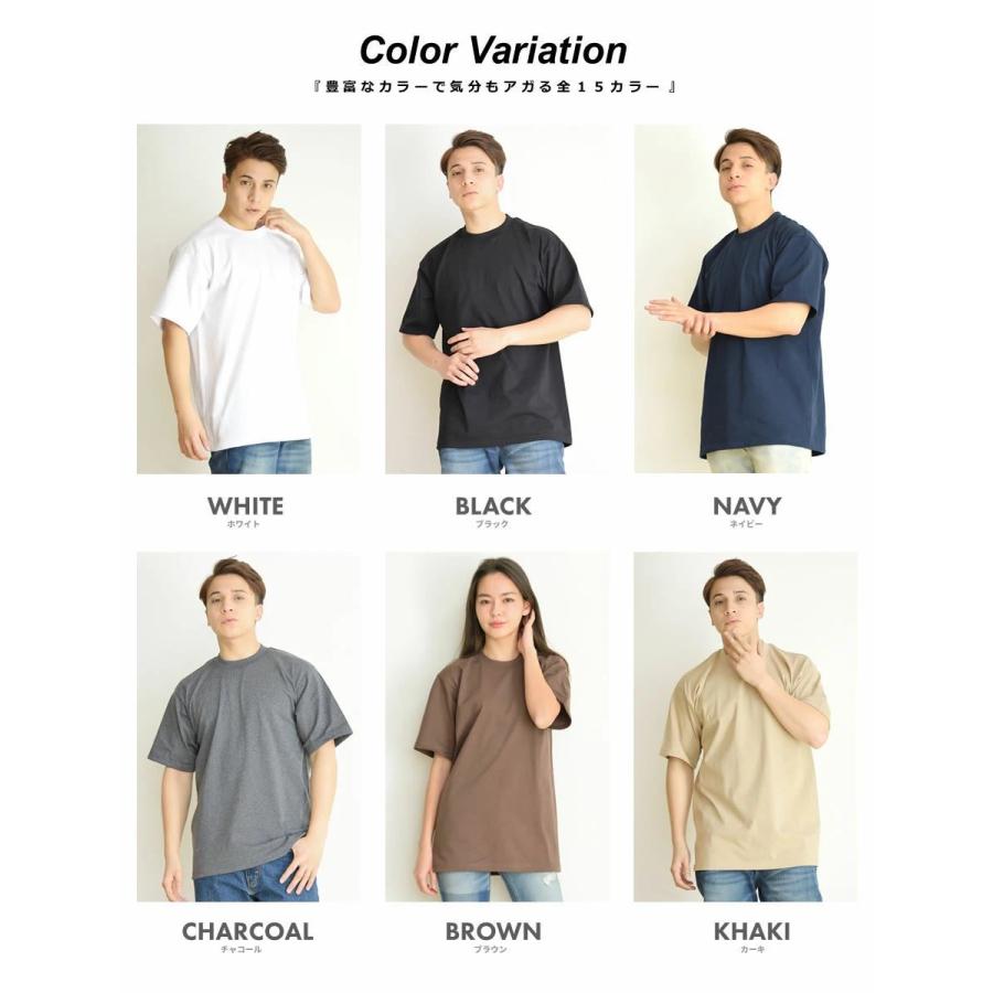 PRO CLUB プロクラブ Tシャツ メンズ ヘビーウェイト 厚手 6.5オンス クルーネック 半袖Tシャツ #101 無地 大きいサイズ 綿 USAモデル | PRO CLUB | 29