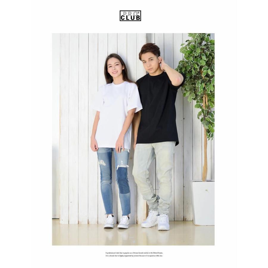 PRO CLUB プロクラブ Tシャツ メンズ ヘビーウェイト 厚手 6.5オンス クルーネック 半袖Tシャツ #101 無地 大きいサイズ 綿 USAモデル | PRO CLUB | 21