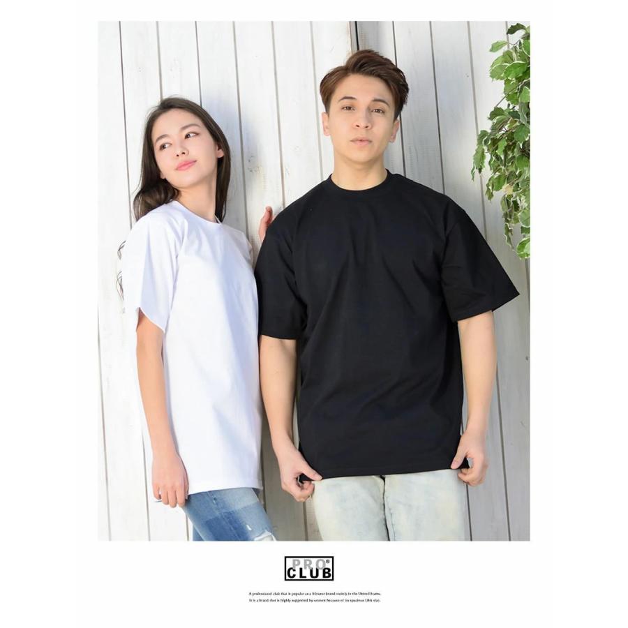 PRO CLUB プロクラブ Tシャツ メンズ ヘビーウェイト 厚手 6.5オンス クルーネック 半袖Tシャツ #101 無地 大きいサイズ 綿 USAモデル | PRO CLUB | 22