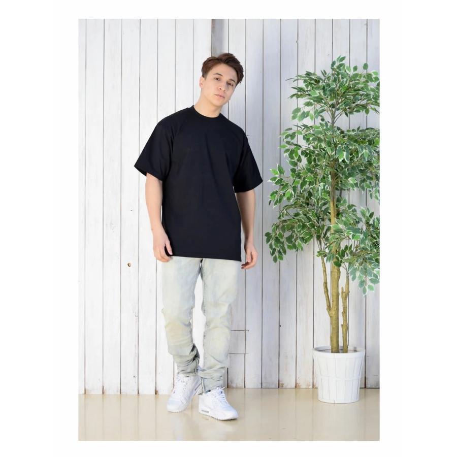 PRO CLUB プロクラブ Tシャツ メンズ ヘビーウェイト 厚手 6.5オンス クルーネック 半袖Tシャツ #101 無地 大きいサイズ 綿 USAモデル | PRO CLUB | 25