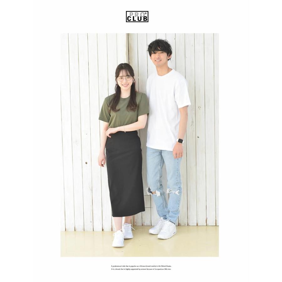 PRO CLUB プロクラブ Tシャツ メンズ 5.8オンス クルーネック コンフォート 半袖Tシャツ #102 無地 大きいサイズ 綿 USAモデル | PRO CLUB | 19