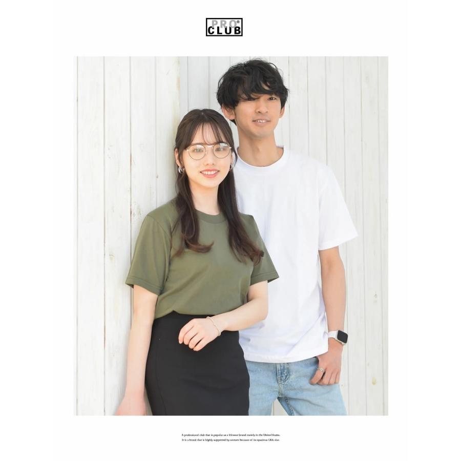 PRO CLUB プロクラブ Tシャツ メンズ 5.8オンス クルーネック コンフォート 半袖Tシャツ #102 無地 大きいサイズ 綿 USAモデル | PRO CLUB | 23