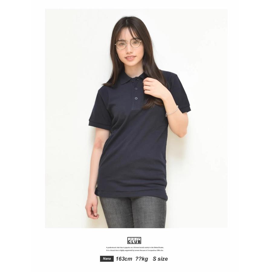 プロクラブ ポロシャツ 半袖 鹿の子 メンズ レディース 大きいサイズ 無地 綿 USAモデル PRO CLUB #121 S M L XL | PRO CLUB | 16