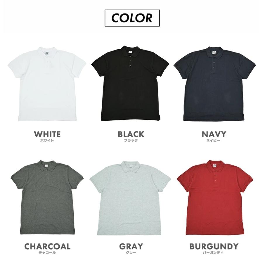 プロクラブ ポロシャツ 半袖 鹿の子 メンズ レディース 大きいサイズ 無地 綿 USAモデル PRO CLUB #121 S M L XL | PRO CLUB | 19