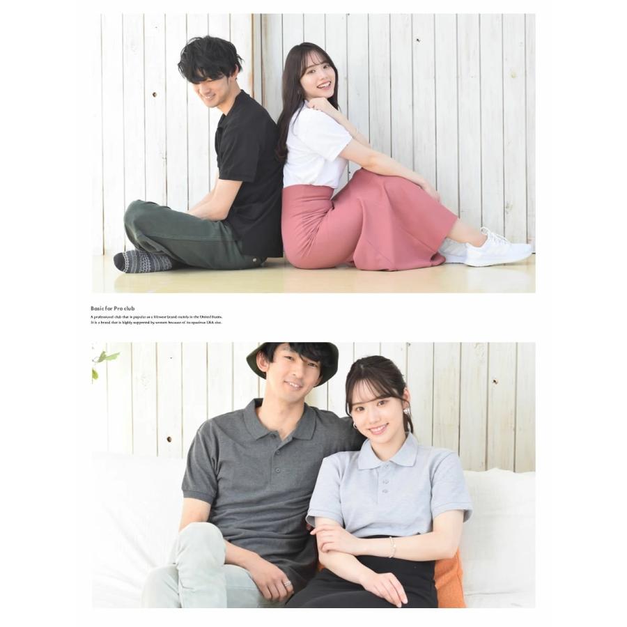 プロクラブ ポロシャツ 半袖 鹿の子 メンズ レディース 大きいサイズ 無地 綿 USAモデル PRO CLUB #121 S M L XL | PRO CLUB | 12
