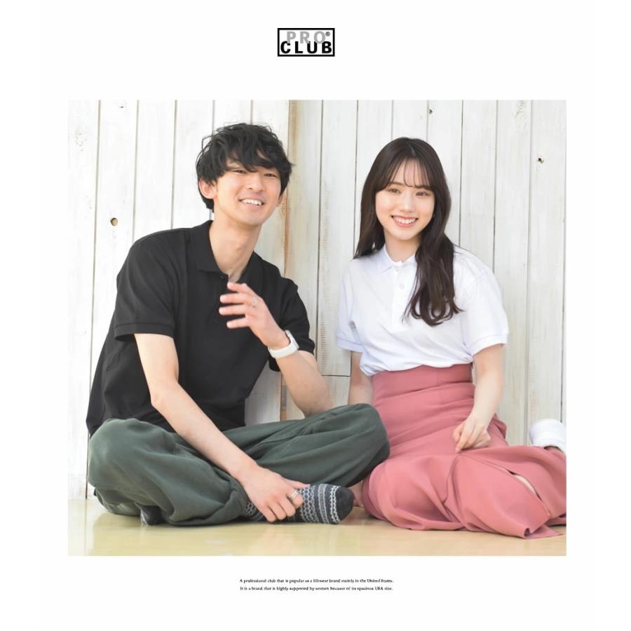 プロクラブ ポロシャツ 半袖 鹿の子 メンズ レディース 大きいサイズ 無地 綿 USAモデル PRO CLUB #121 S M L XL | PRO CLUB | 13