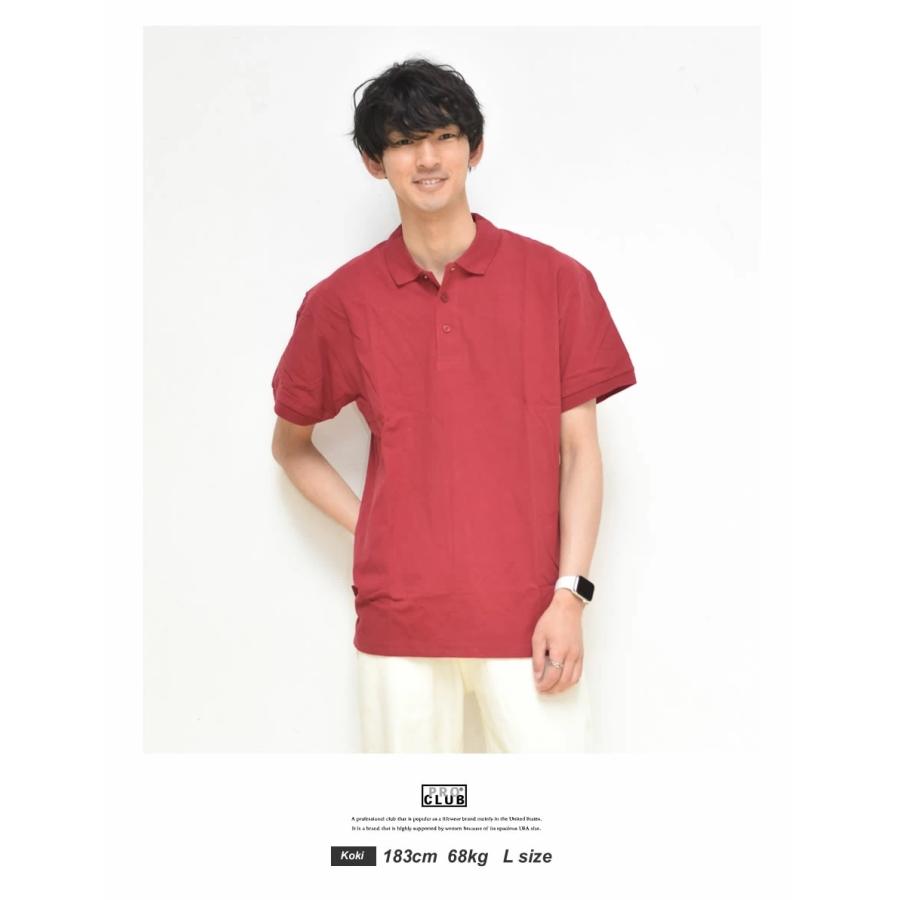 プロクラブ ポロシャツ 半袖 鹿の子 メンズ レディース 大きいサイズ 無地 綿 USAモデル PRO CLUB #121 S M L XL | PRO CLUB | 14