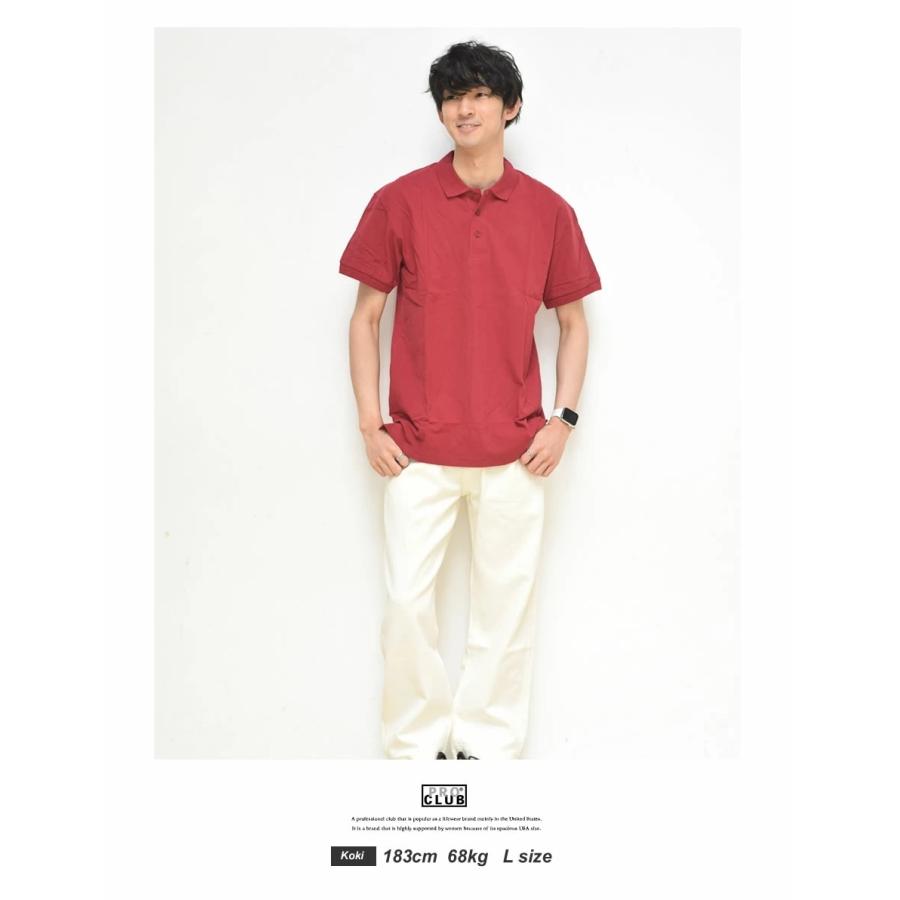 プロクラブ ポロシャツ 半袖 鹿の子 メンズ レディース 大きいサイズ 無地 綿 USAモデル PRO CLUB #121 S M L XL | PRO CLUB | 15