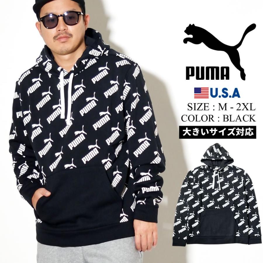 プーマ Puma パーカー メンズ 裏起毛スウェット プルオーバー Usaモデル アンプリファイドフーディー フリース プーマブラック 黒 Pmpt006 Deep B系 ストリートファッション 通販 Yahoo ショッピング