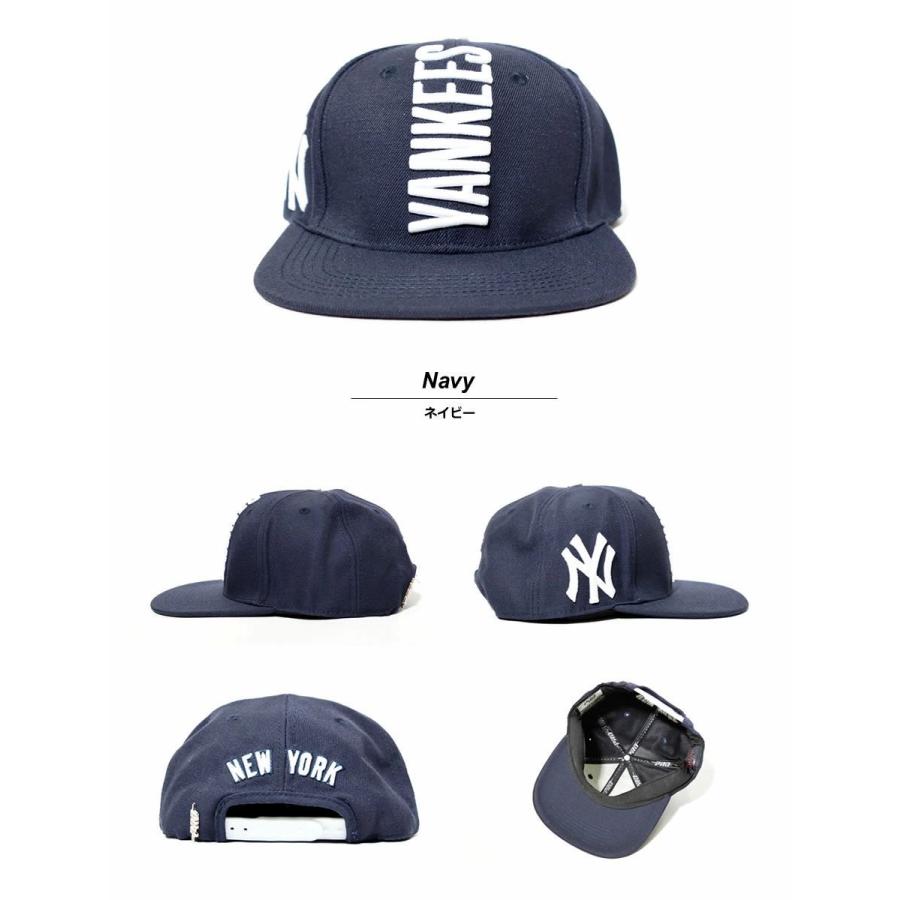 プロスタンダード PRO STANDARD キャップ 帽子 メンズ レディース ニューヨーク・ヤンキース MLB NEW YORK YANKEES TEAM LOGO SNAPBACK HAT |  | 01