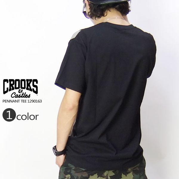 クルックス アンド キャッスルズ Crooks＆Castles Tシャツ メンズ ストリート ブランド PENNANT TEE | CROOKS & CASTLES | 01