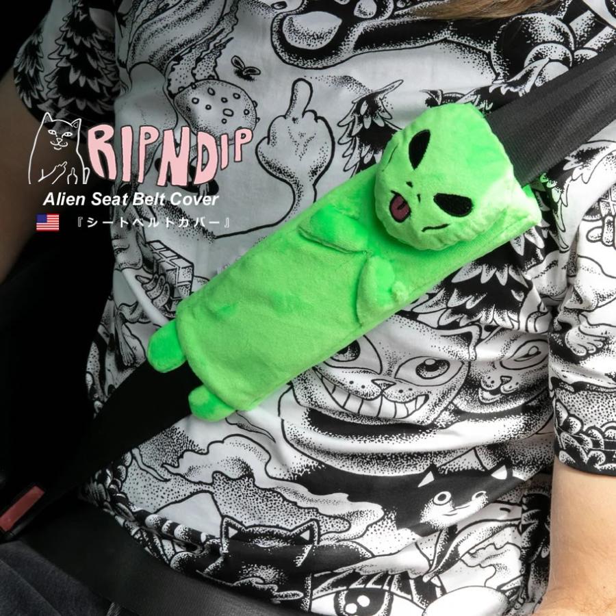RIPNDIP リップンディップ シートベルトカバー カーアクセサリー カー用品 車用品 Alien Seat Belt Cover | 