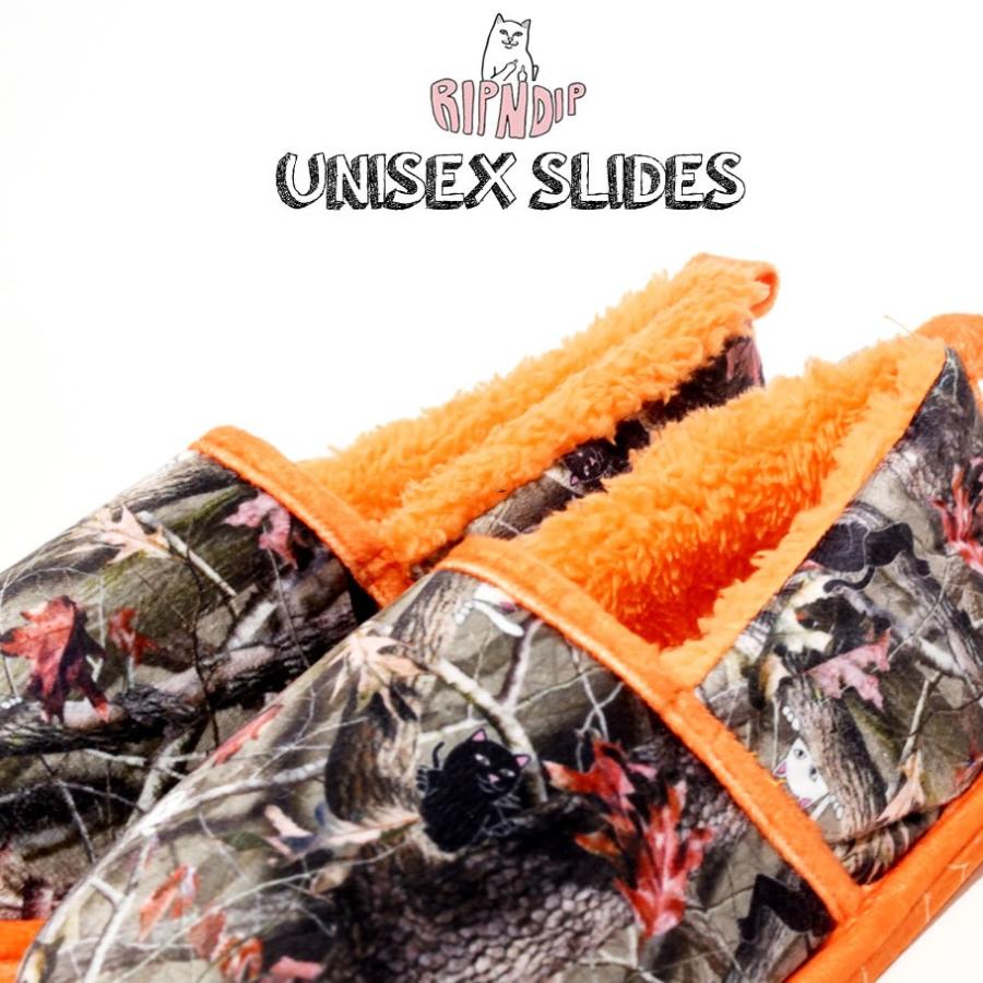 RIPNDIP リップンディップ ルームシューズ メンズ レディース 冬用 あったかい 暖 ストリート ブランド USAモデル Nerm & Jerm Tree Camo House Slippers | RIPNDIP | 02