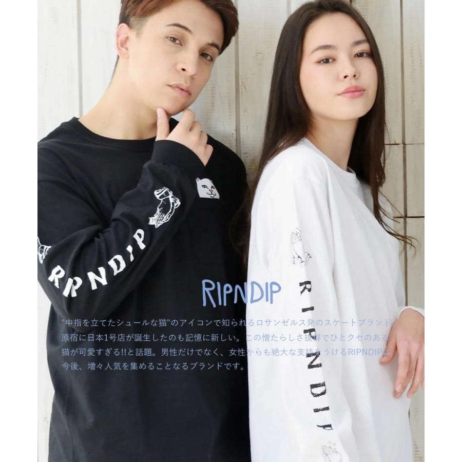 RIPNDIP リップンディップ ロンT ポケットTシャツ メンズ