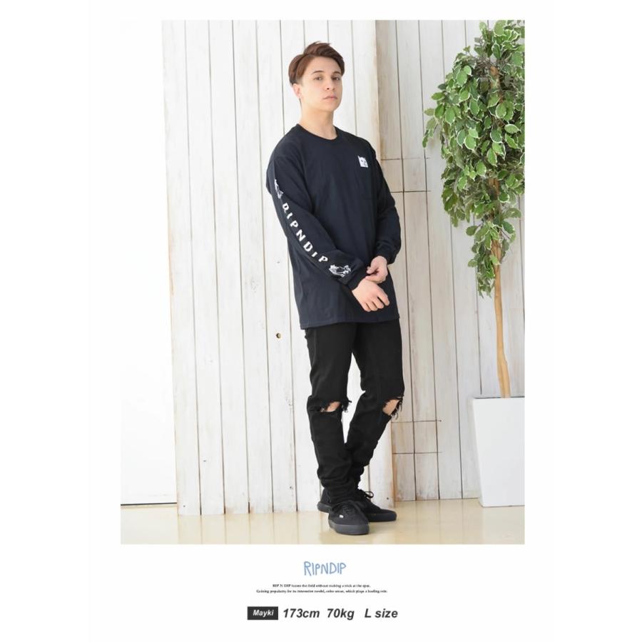 RIPNDIP リップンディップ ロンT ポケットTシャツ メンズ レディース ストリート ブランド USAモデル Lord Nermal Pocket Long Sleeve | RIPNDIP | 18