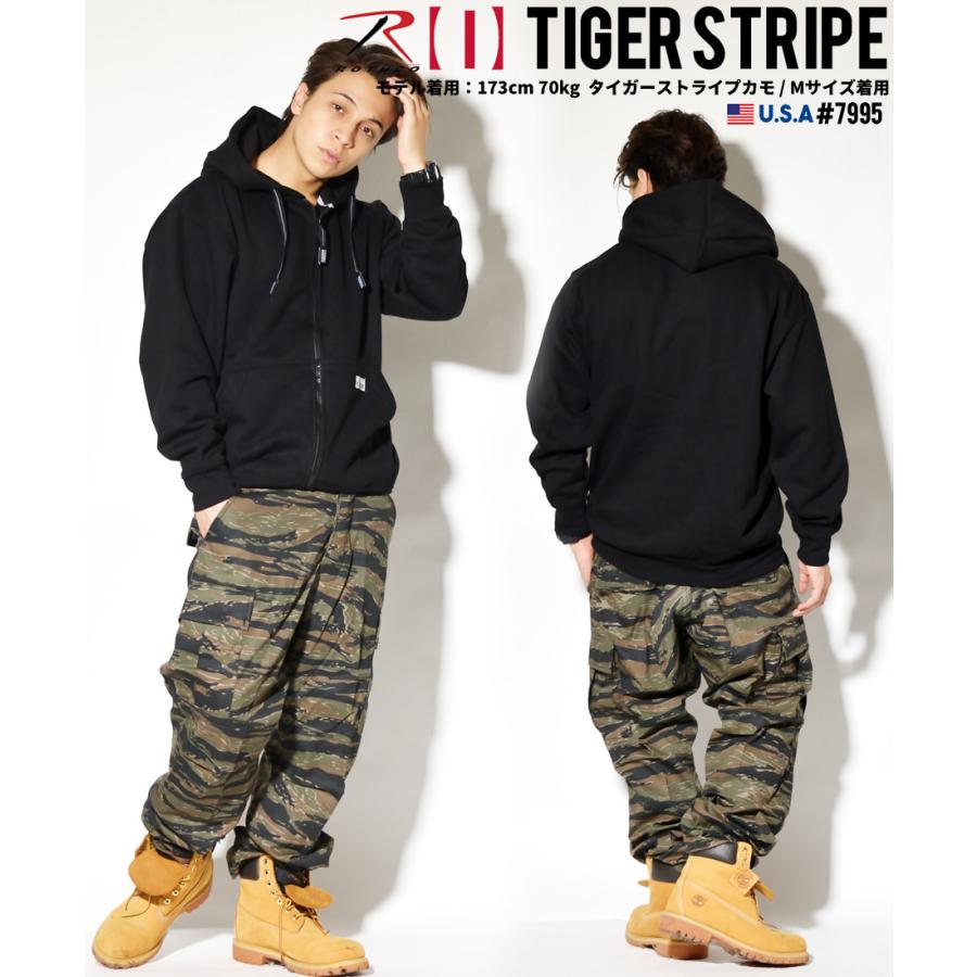 ROTHCO ロスコ カーゴパンツ メンズ レディース ワイド ミリタリーパンツ 軍パン 無地 / 迷彩柄 6ポケット タクティカルBDUパンツ | ROTHCO | 28