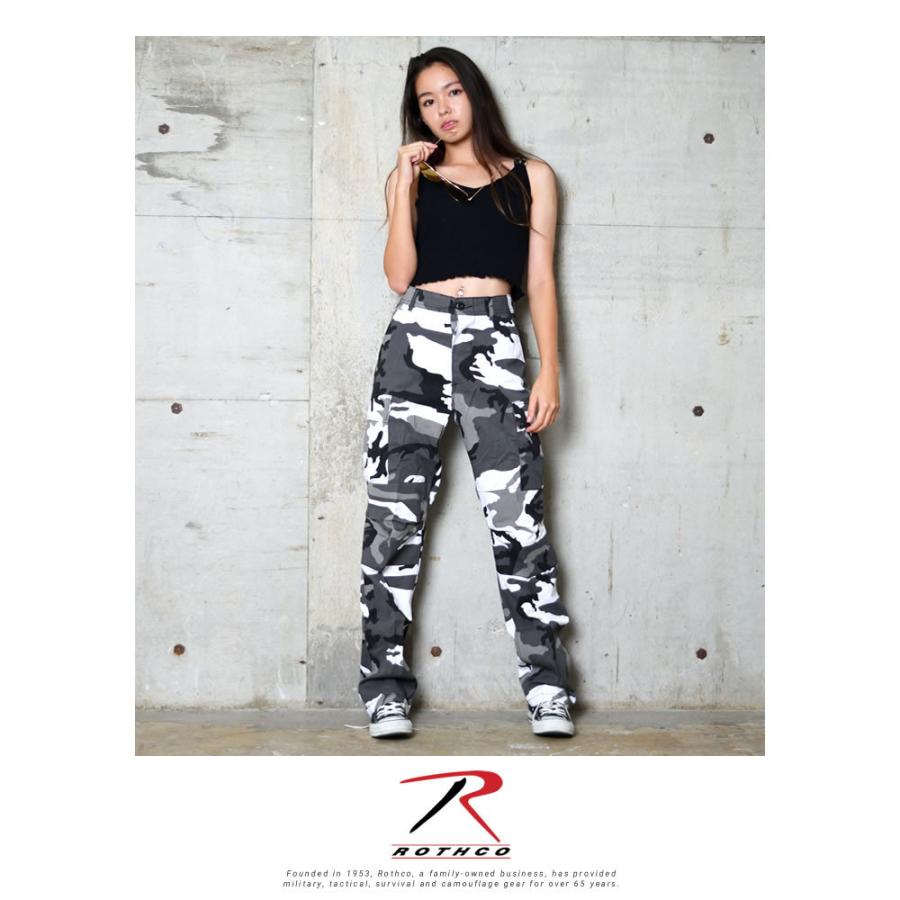 ROTHCO ロスコ カーゴパンツ メンズ レディース ワイド ミリタリーパンツ 軍パン 無地 / 迷彩柄 6ポケット タクティカルBDUパンツ | ROTHCO | 17