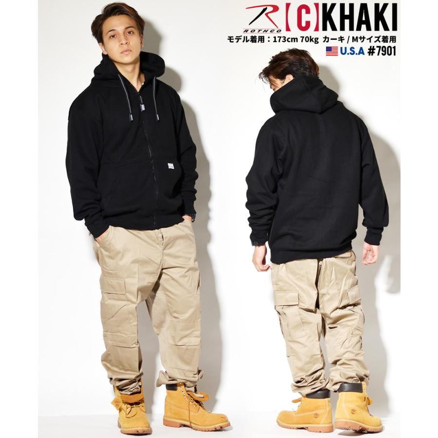 ROTHCO ロスコ カーゴパンツ メンズ レディース ワイド ミリタリーパンツ 軍パン 無地 / 迷彩柄 6ポケット タクティカルBDUパンツ | ROTHCO | 22