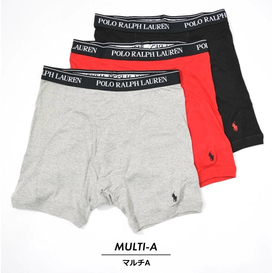 Polo Ralph Lauren ポロ ラルフローレン ボクサーパンツ 3枚組セット 前開き メンズ 下着 ボクサーブリーフ おしゃれ ブランド P3  CLASSIC FIT USA企画 | POLO RALPH LAUREN | 03