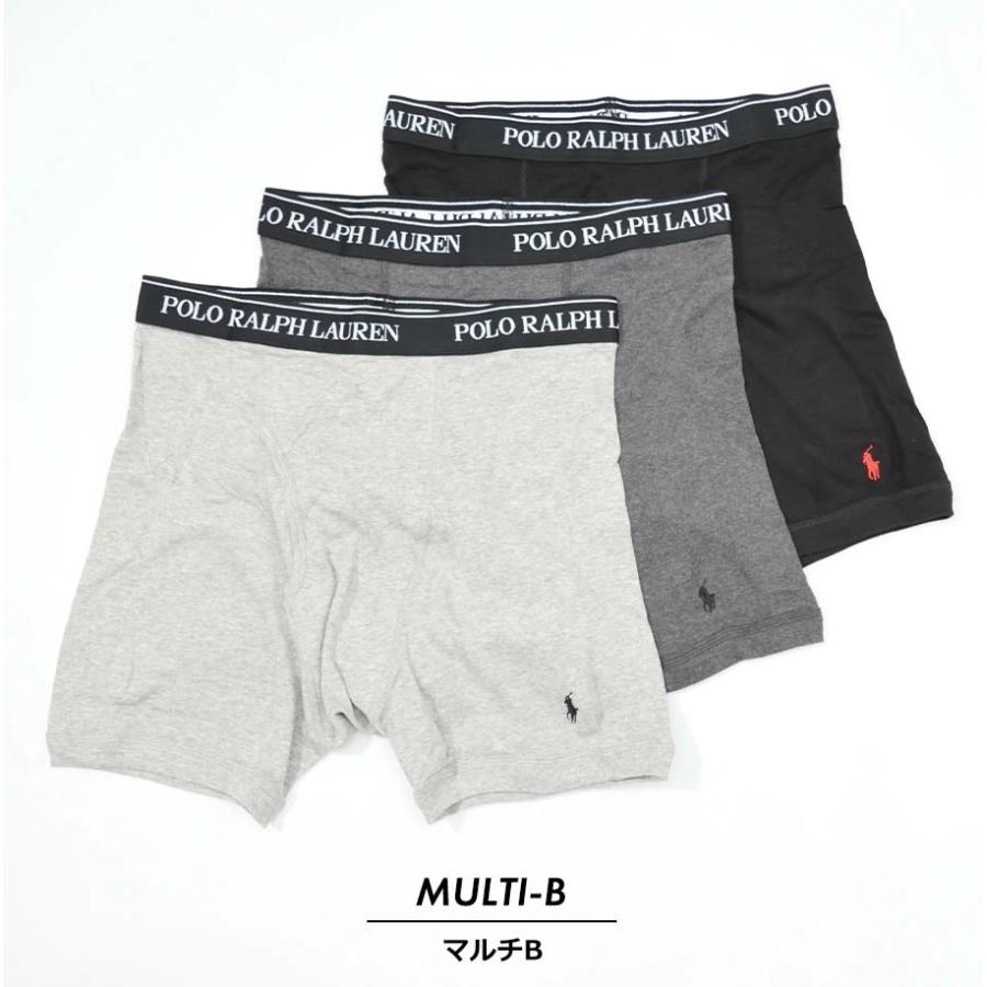 Polo Ralph Lauren ポロ ラルフローレン ボクサーパンツ 3枚組セット 前開き メンズ 下着 ボクサーブリーフ おしゃれ ブランド P3  CLASSIC FIT USA企画 | POLO RALPH LAUREN | 04
