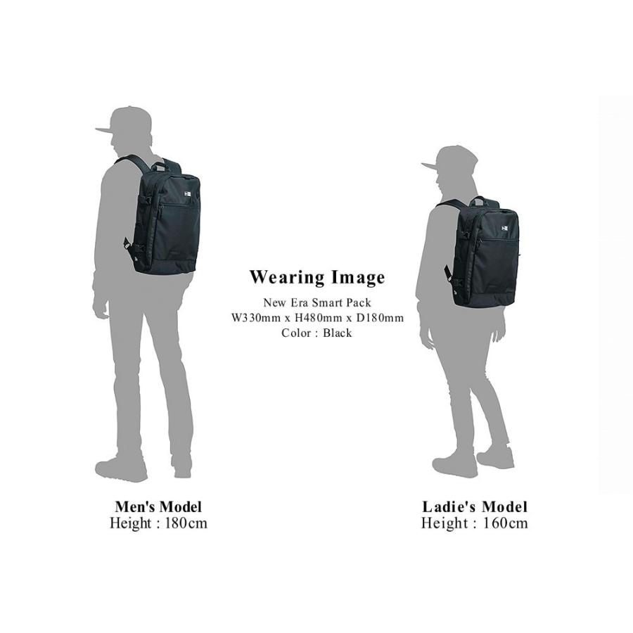 ニューエラ リュック バックパック メンズ レディース NEW ERA スマートパック 28L スクエア型 大容量 撥水 通勤 通学 ビジネス おしゃれ ブランド | NEW ERA | 08