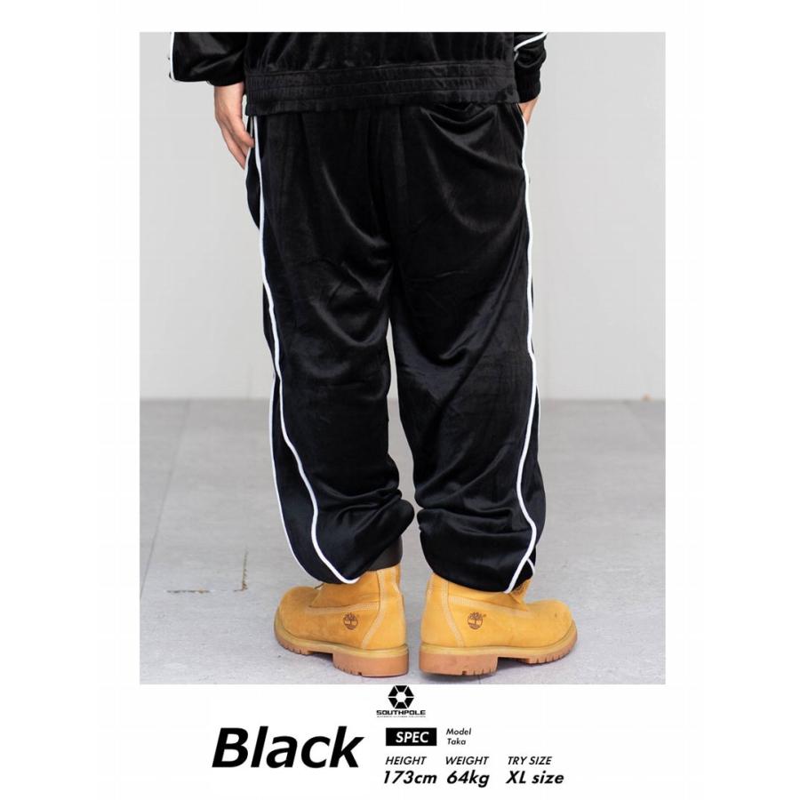 サウスポール SOUTHPOLE ベロアパンツ メンズ イージーパンツ プルオンパンツ ワイドパンツ ゆったり ルーズフィット ゆったり 大きいサイズ B系 ストリート | SOUTH POLE | 04