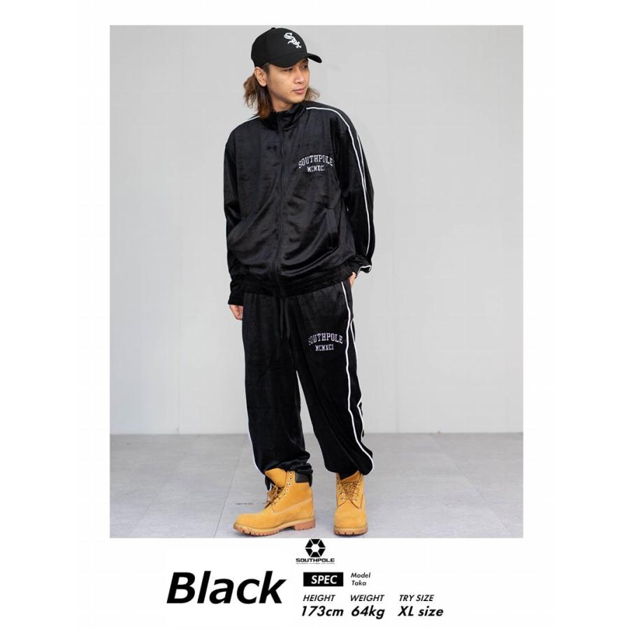 サウスポール SOUTHPOLE ベロアパンツ メンズ イージーパンツ プルオンパンツ ワイドパンツ ゆったり ルーズフィット ゆったり 大きいサイズ B系 ストリート | SOUTH POLE | 05