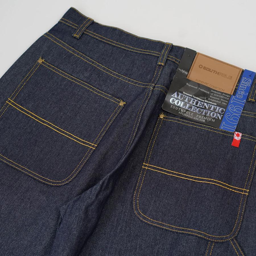 サウスポール SOUTHPOLE ペインターパンツ メンズ デニム ショーツ ジーンズ ワイドパンツ ルーズフィット ゆったり 大きいサイズ B系 ストリート 31802400 | SOUTH POLE | 23